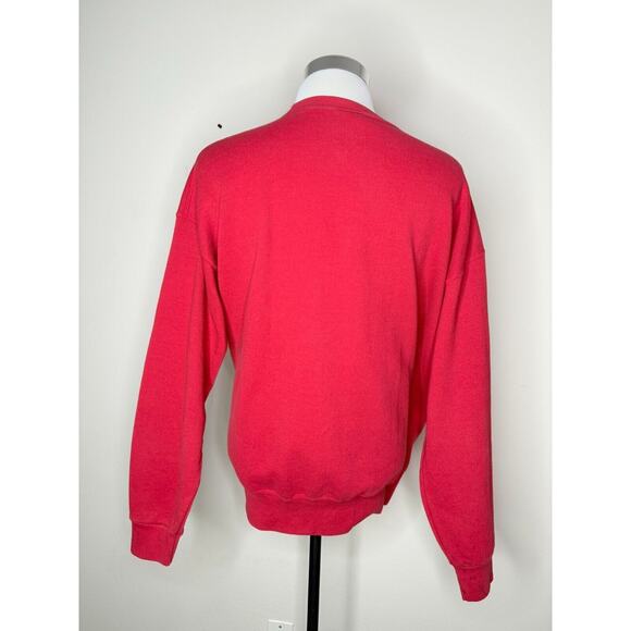 Vintage USA Olympic Sweatshirt Mens Extra Large Red Crewneck Pullover Sweater - Picture 6 of 9